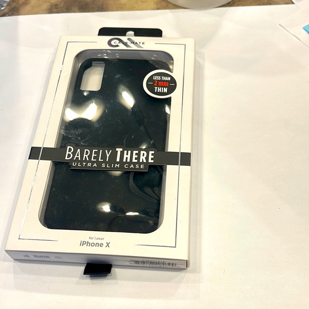 iPhone X tough black case
